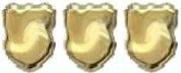 3 Gold Shields
