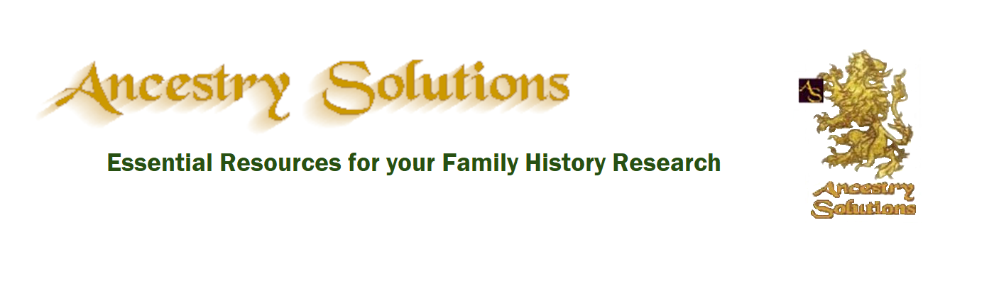 Ancestry Solutions - essential resources for your family history, genealogy and historical research